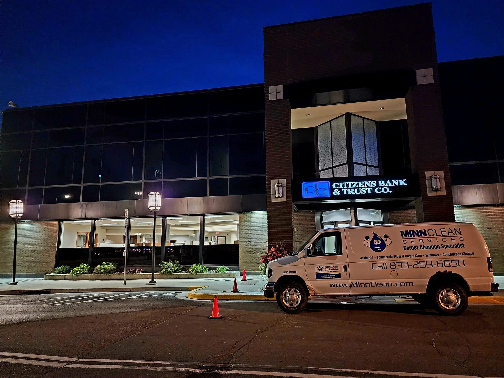 Professional cleaning work